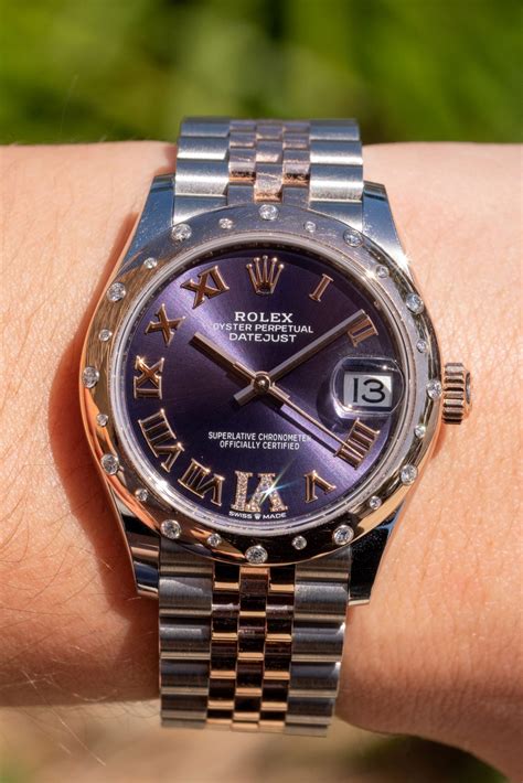 rolex datejust lady 31 purple dial|Rolex lady Datejust 31 price.